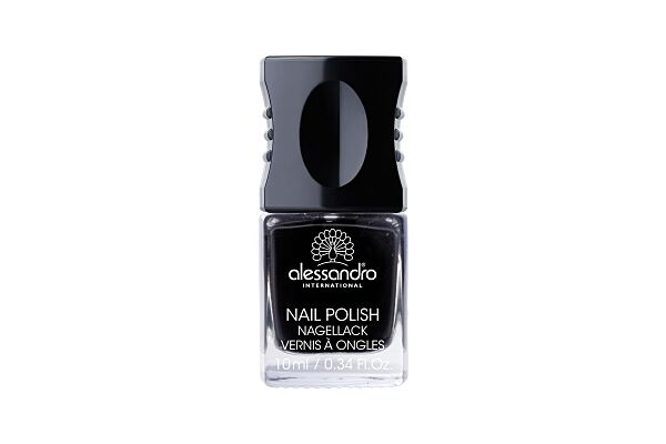 Ordinare Alessandro International Ohne Black | Nagellack Farmacia Verpackung online ml Amavita 10 Midnight 77