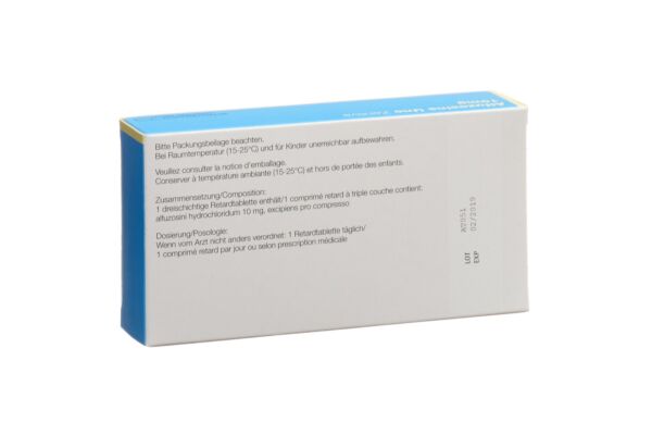 Alfuzosine Uno Zentiva Ret Tabl 10 mg 10 Stk auf Rezept