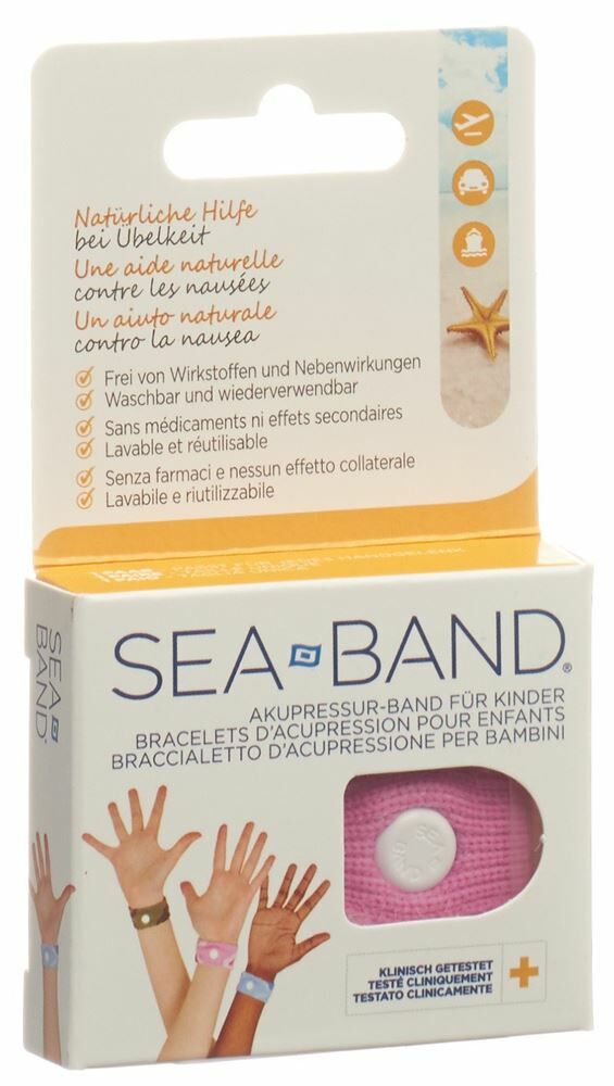 Bracelets d'acupression contre les nausées pour enfants Sea-Band -  Mam'Advisor