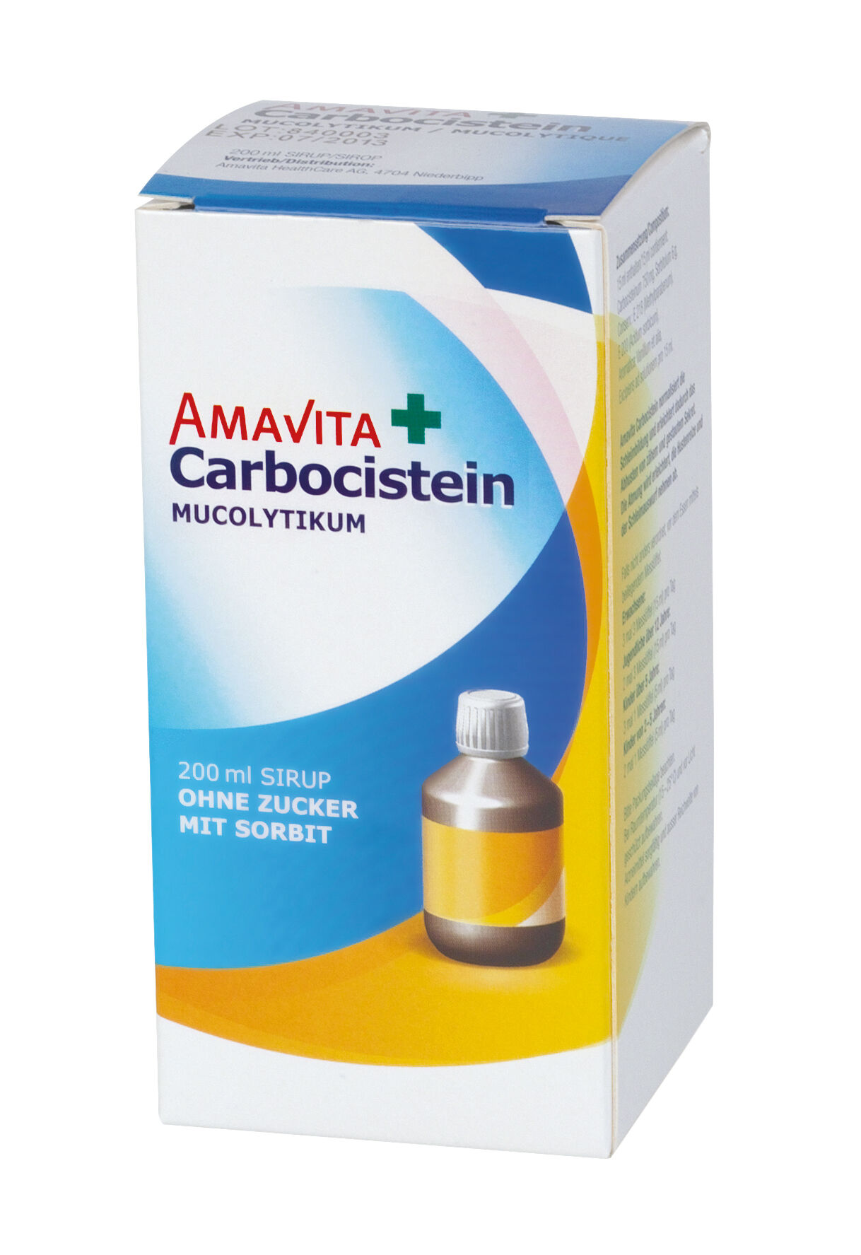 Amavita Carbocisteine Sirop 750 Mg 15ml Fl 200 Ml Pas Cher